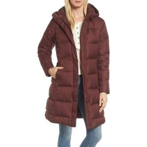 Patagonia Burgundy Down Parka Puffer Jacket